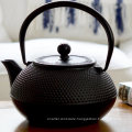 Antique Enamel Cast Iron Teapot